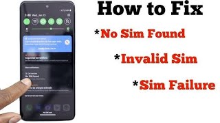 Invalid sim card directive  sim card activate kaise kare  invalid sim [upl. by Lelia]