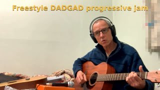 Freestyle DADGAD progressive jam [upl. by Htebsil]