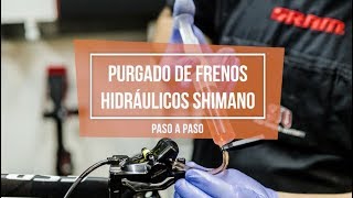 Purgado de frenos Shimano paso a paso [upl. by Euqinomahs]