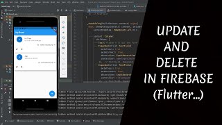 Hindi  26 Flutter Tutorials  Update and Delete Firebase  Latest 2021 [upl. by Gena297]