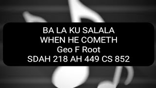 007 Ba La Ku Salala  Tune and Hymn Lyrics  Hymns In Chitonga [upl. by Deedee344]