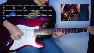 The Bangles  If She Knew What She Wants Guitar Solo Cover wTabs Tutorial [upl. by Nero]