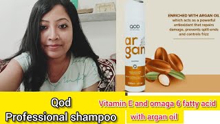 My Personal Experience Qod Professional Argan Shampoo Review [upl. by Polky]