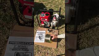 Unboxing a 212cc pump Harbor Freight Tools shorts [upl. by Eerhs]