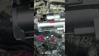 Triber gadi ka starter motor change and new [upl. by Viola984]