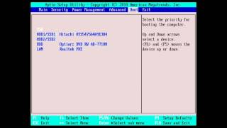 Toshiba HowTo Setting The System Boot Priority in Bios [upl. by Ethbinium]