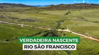 RIO SÃO FRANCISCO Como é a VERDADEIRA nascente [upl. by Prager]