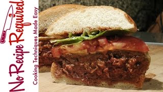 Kansas City Stuffed BBQ Burger  NFL Burgers  NoRecipeRequiredcom [upl. by Esidnak995]