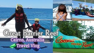 Great Barrier Reef  Cairns Australia with Kids [upl. by Enomis471]