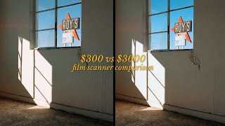 300 vs 3000 film scanner comparison  Plustek 8100 [upl. by Bore]