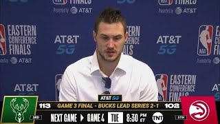 Gallinari on Game 3 vs the Bucks  Post game Press Conference [upl. by Saxet]