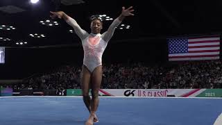 Simone Biles  Floor Exercise  2021 GK US Classic  Senior Competition [upl. by Nivaj]