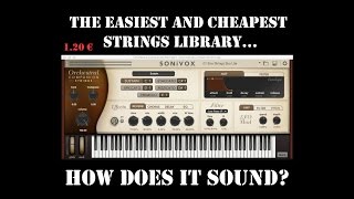 The Cheapest Strings Library – How does it sound SONIVOX ORCHESTRAL COMPANION STRINGS [upl. by Aidin916]