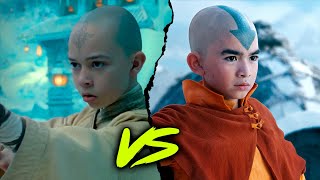 Avatar Live Action Versus🔥  10 comparisons between The last airbender and Avatar of Netflix 2024 [upl. by Friederike836]