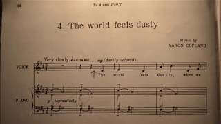 The World Feels Dusty Piano Accompaniment Only [upl. by Bettina589]