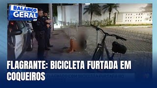 Homem em saída temporária é flagrado com bicicleta furtada [upl. by Oreves]