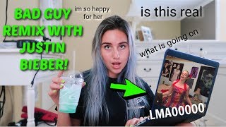 Billie Eilish  bad guy ft Justin Bieber REACTION  Jennifer Kramp [upl. by Lower]