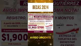 📌💰De esta manera se hará el registro a la Beca Universal Rita Cetina Gutiérrez Nivel Básico [upl. by Aliwt146]