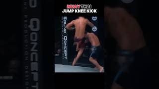 Muay Thai jump knee kick [upl. by Eimia]