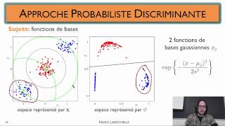 Apprentissage automatique 45  Classification linéaire  approche probabiliste discriminante [upl. by Cave]