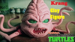 TMNT Krang clay Figure How to sculpt [upl. by Enitsuga742]