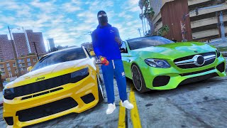 Surviving 24 HOURS in OBLOCK with my 1000HP Trackhawk in GTA 5 RP [upl. by Patric]