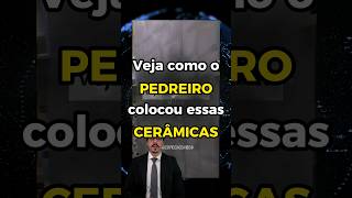 🔵 Como não assentar porcelanato na parede do banheiro engenhariacivil pedreiro arquitetura [upl. by Ayotel]