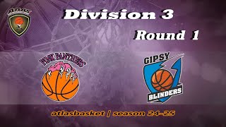 Atlasbasket  Div 3Round 1  PINK PANTHERS vs GIPSY BLINDERS [upl. by Cestar121]