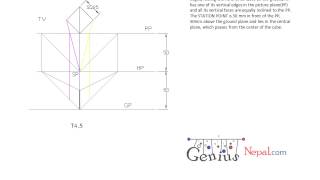 Engineering Drawing TutorialsPictorial drawing with front and side view T 45 [upl. by Linzer]