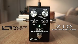 The Source Audio ZIO Analog Front End  Boost DEMO It LITERALLY makes everything sound BETTER [upl. by Repip]