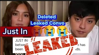 Eto Na Ang Tatapos Sa Issue Hiwalayan⁉️Ng KathNiel Deleted Conversation Leaked Online [upl. by Townsend]