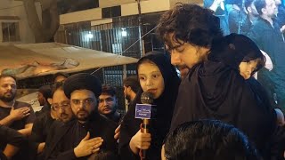 Farhan Ali Waris With Daughters  Reciting Noha  Martin Road Karachi  8 Rabi ul Awwal 1444  2022 [upl. by Pilar475]