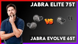 Jabra Elite 75t vs Jabra Evolve 65t Comparison [upl. by Liatris]