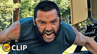 Logan vs X24  Final Fight Scene  Logan 2017 Movie Clip HD 4K [upl. by Adlen91]