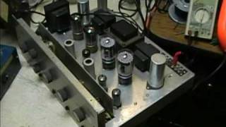 HarmanKardon A300 amplifier 6L6GC5881 modification test [upl. by Nannie]