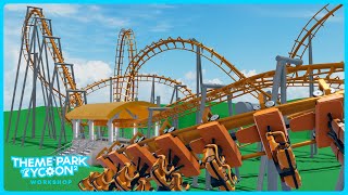 Thijmen0808s Invertigo Coaster Blueprint in Theme Park Tycoon 2 [upl. by Ynnub848]