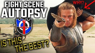 Could this be the BEST fight scene ever TROY Achilles vs Hector Fight Scene Autopsy [upl. by Sarajane]