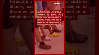 Saiba por que a Crocs está sendo banida em escolas nos Estados Unidos [upl. by Accisej]