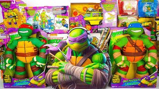 Teenage Mutant Ninja Turtles Toys Unboxing Review ASMR  Combatant Donatello Box Ninja Turtle Plush [upl. by Odnumde]