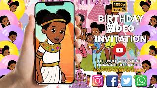 Gracies Corner Birthday Party Video Invitation  Gracie Corners Invitation [upl. by Thin]