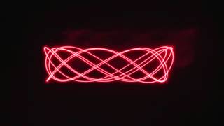 Laser Lissajous Patterns [upl. by Netsrejk]