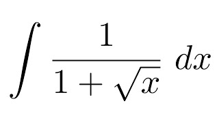 Integral of 11sqrtx substitution [upl. by Ydwor]