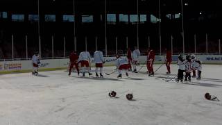 BU Mens Hockey Fenway Practice 2 [upl. by Karin]