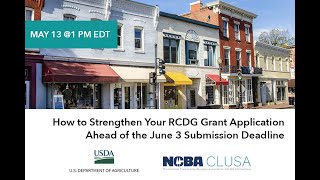 How to Strengthen Your RCDG Application Ahead of the June 3 Submission Deadline [upl. by Drahser]