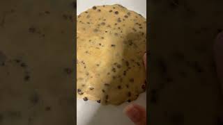 Chocolate chip cookie pizza cookies chocolatechipcookies food deserts ￼ [upl. by Kolnos]