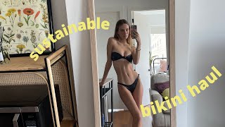 sustainable bikini tryon haul [upl. by Lana]