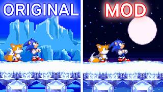 Ice Cap Zone Act 2 NIGHT EDITION ❄️💫 Sonic 3 AIR mods Gameplay [upl. by Strohbehn782]