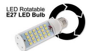 LED Rotatable E27 LED Bulb [upl. by Odraude]