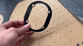 CNC digital knife cutting machine cut gasket [upl. by Iaht]