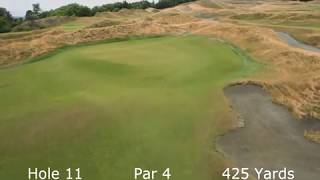 18 Hole Tour of Chambers Bay Golf Course  University Place WA [upl. by Hobbie]